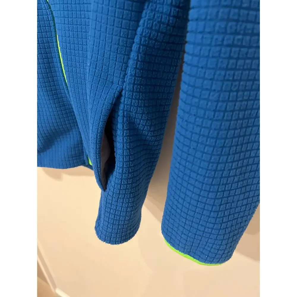 Land's End, Blue Fleece Zip-up, Kids size 10-12, 1518M